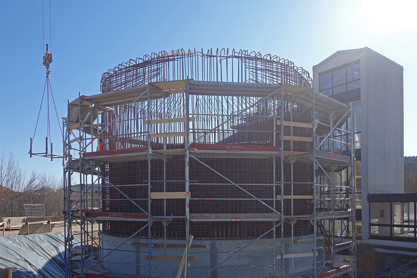 Tragwerksplanung für den Neubau des Faulbehälters, Kläranlage Berching Tragwerksplanung für den Neubau des Faulbehälters, Kläranlage Berching