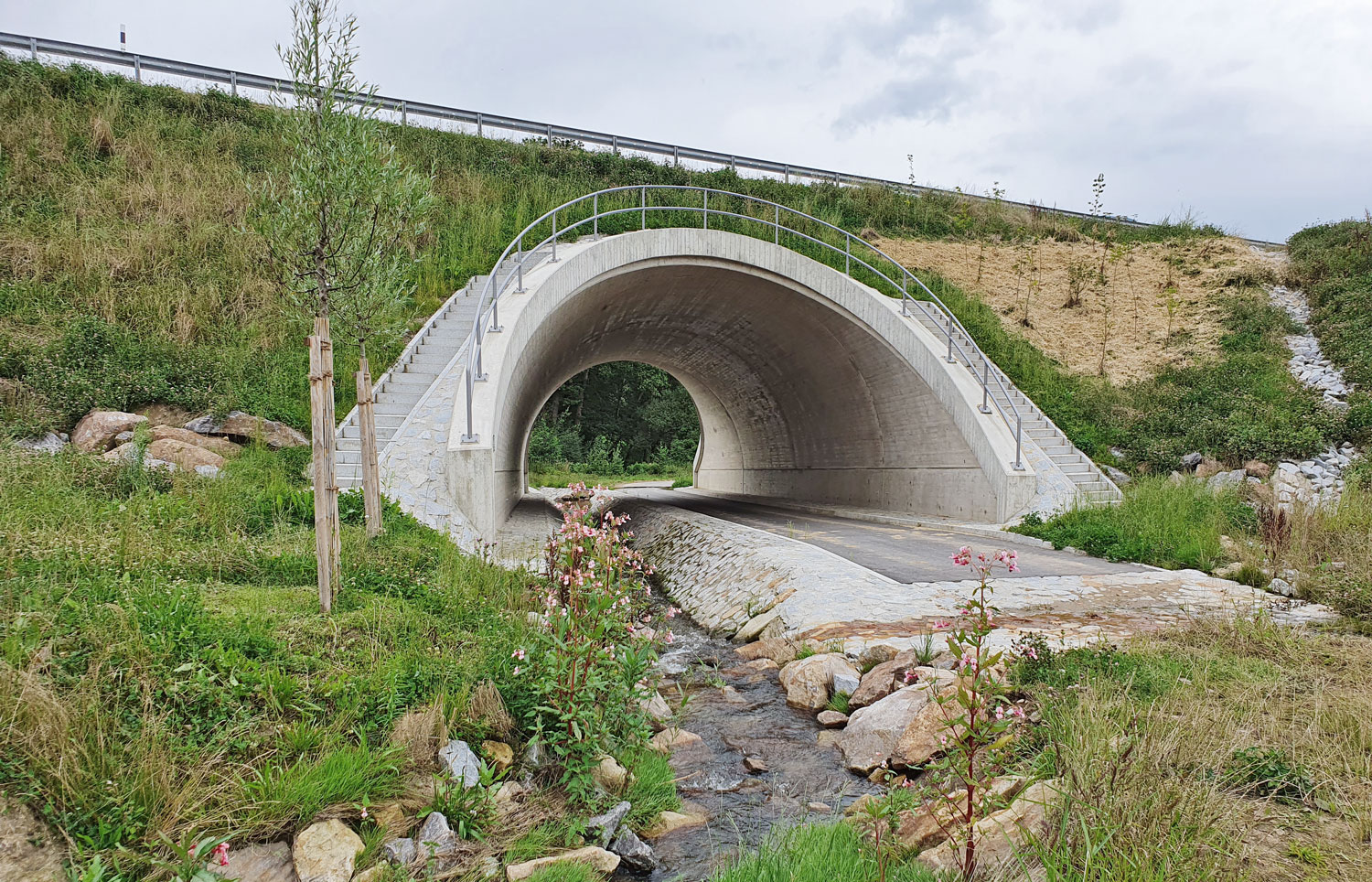 Baustatische Prüfung Stahlbetonbogenbrücke